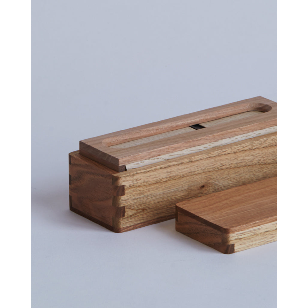 ambai Katsubako compact wooden bonito shaver with blue-steel blade