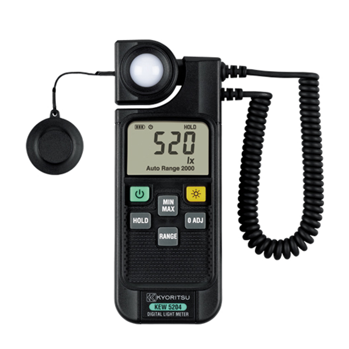 Kyoritsu KEW 5204 digital light meter with detachable sensor