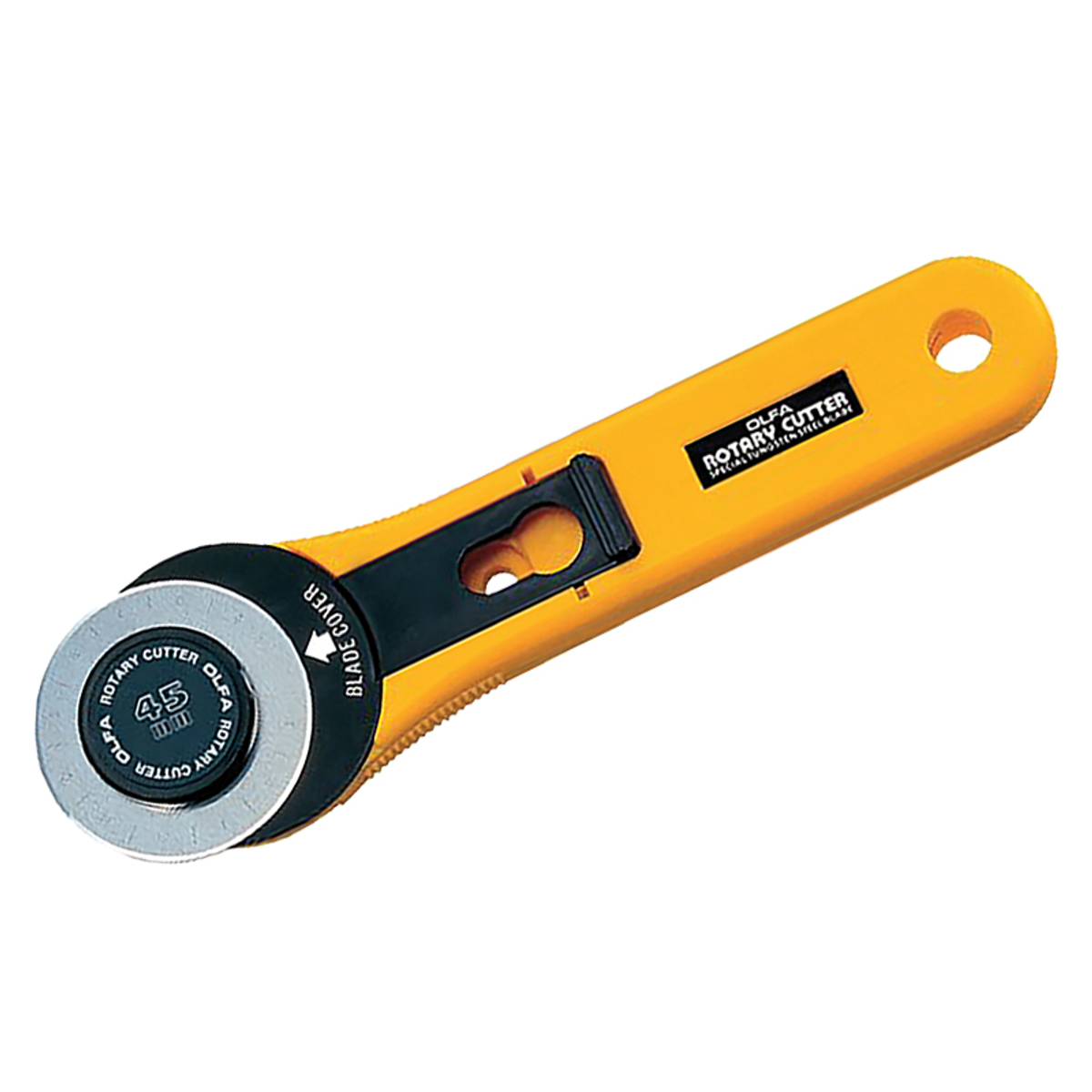 OLFA yellow 45mm straight-handle rotary cutter