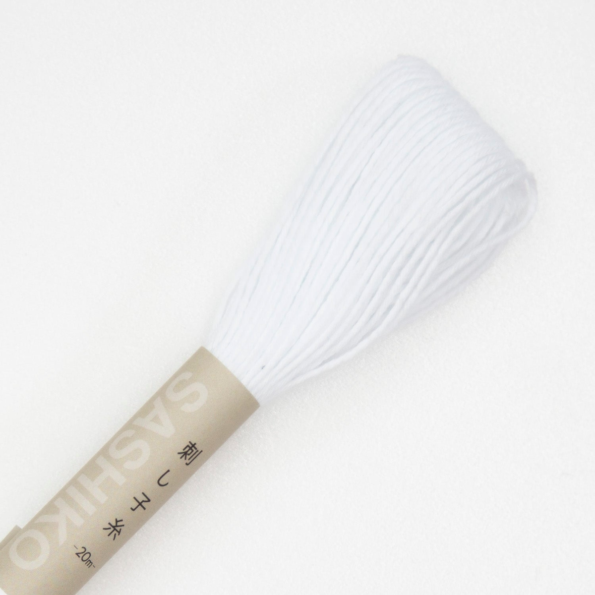 Olympus Sashiko Thread 20m skeins including Color 01 White