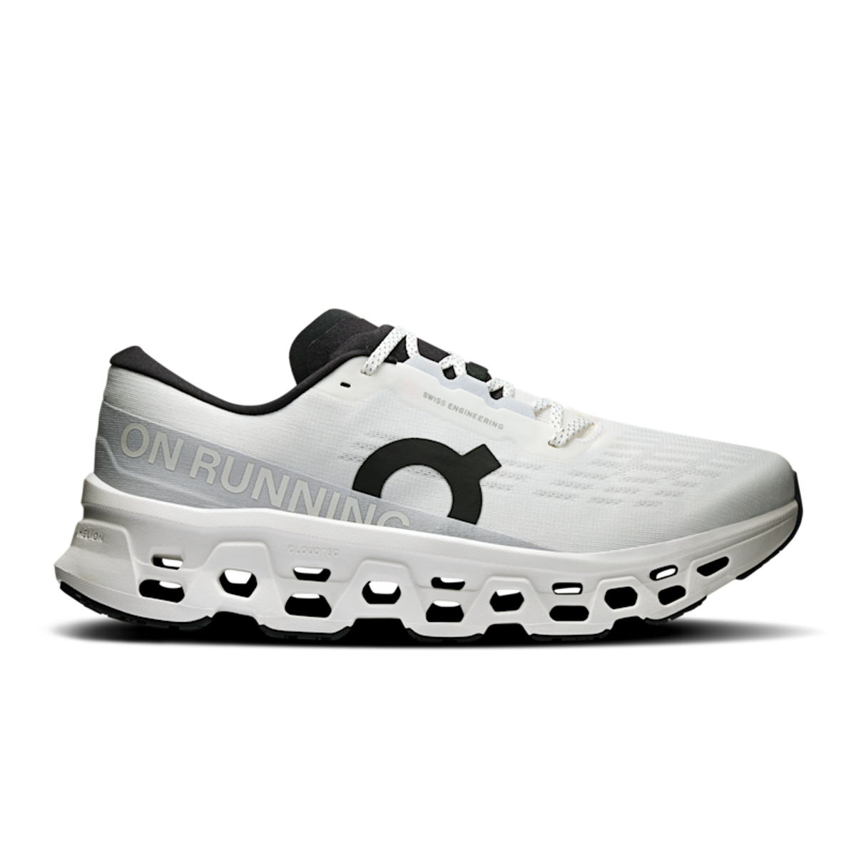 On Cloudmonster 3 White | White men's road-running shoe