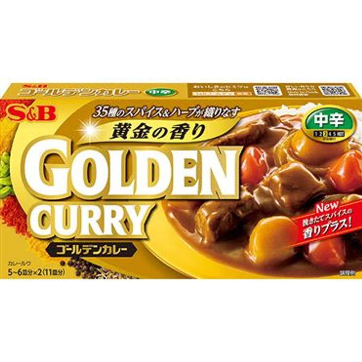 S&B Golden Curry Medium Hot 198g product image