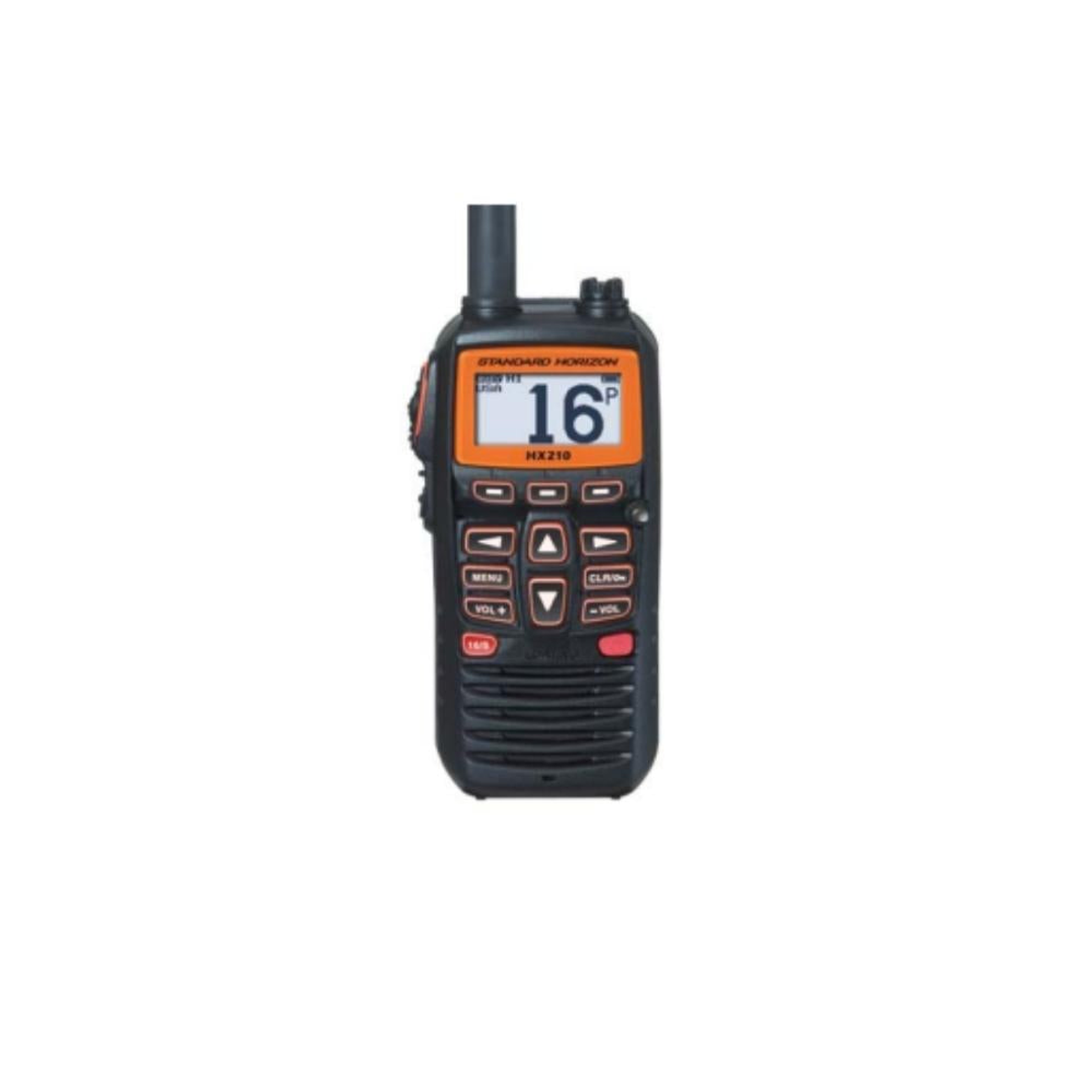 Standard Horizon HX210 floating handheld VHF marine radio