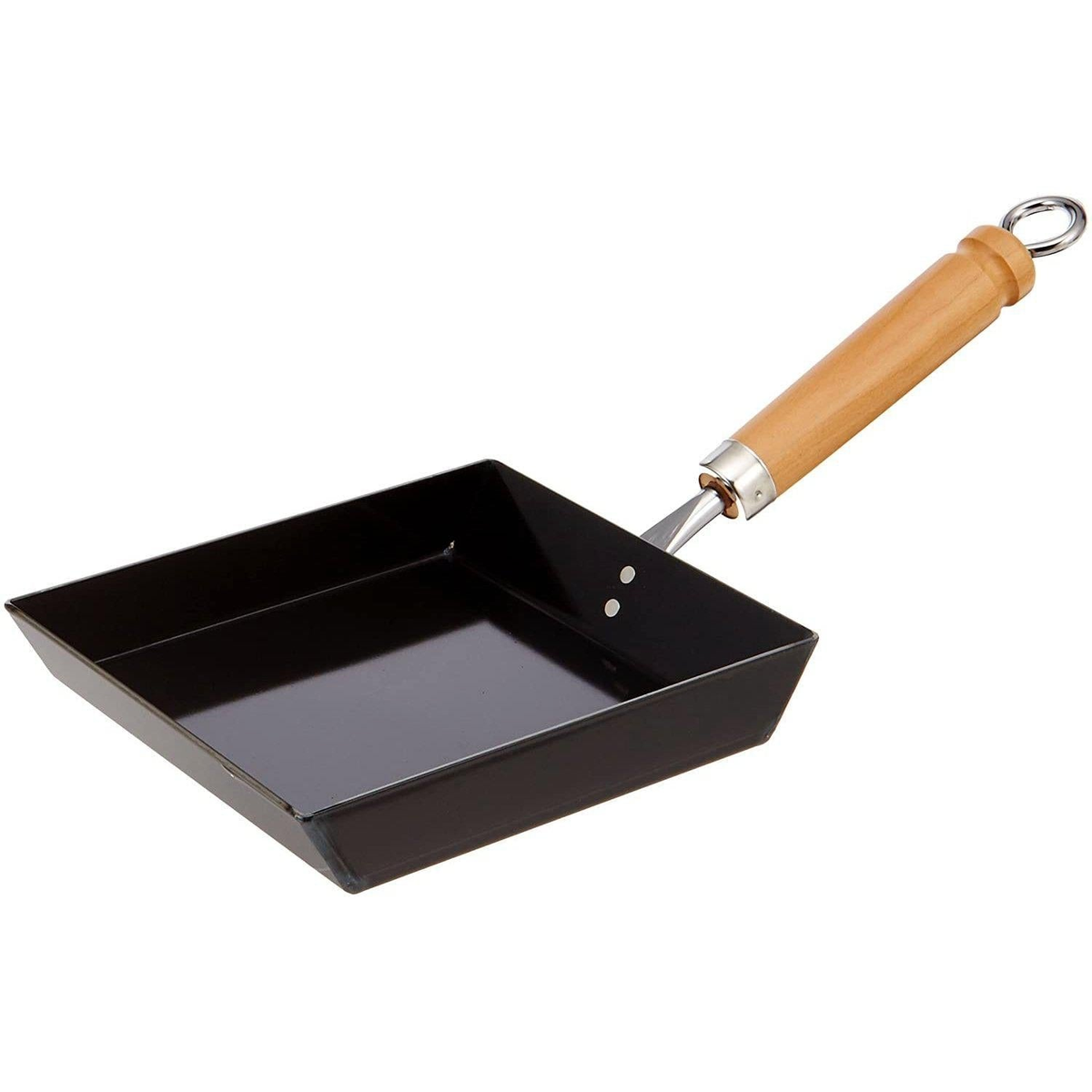 Summit Honkaku square iron tamagoyaki pan with wooden handle